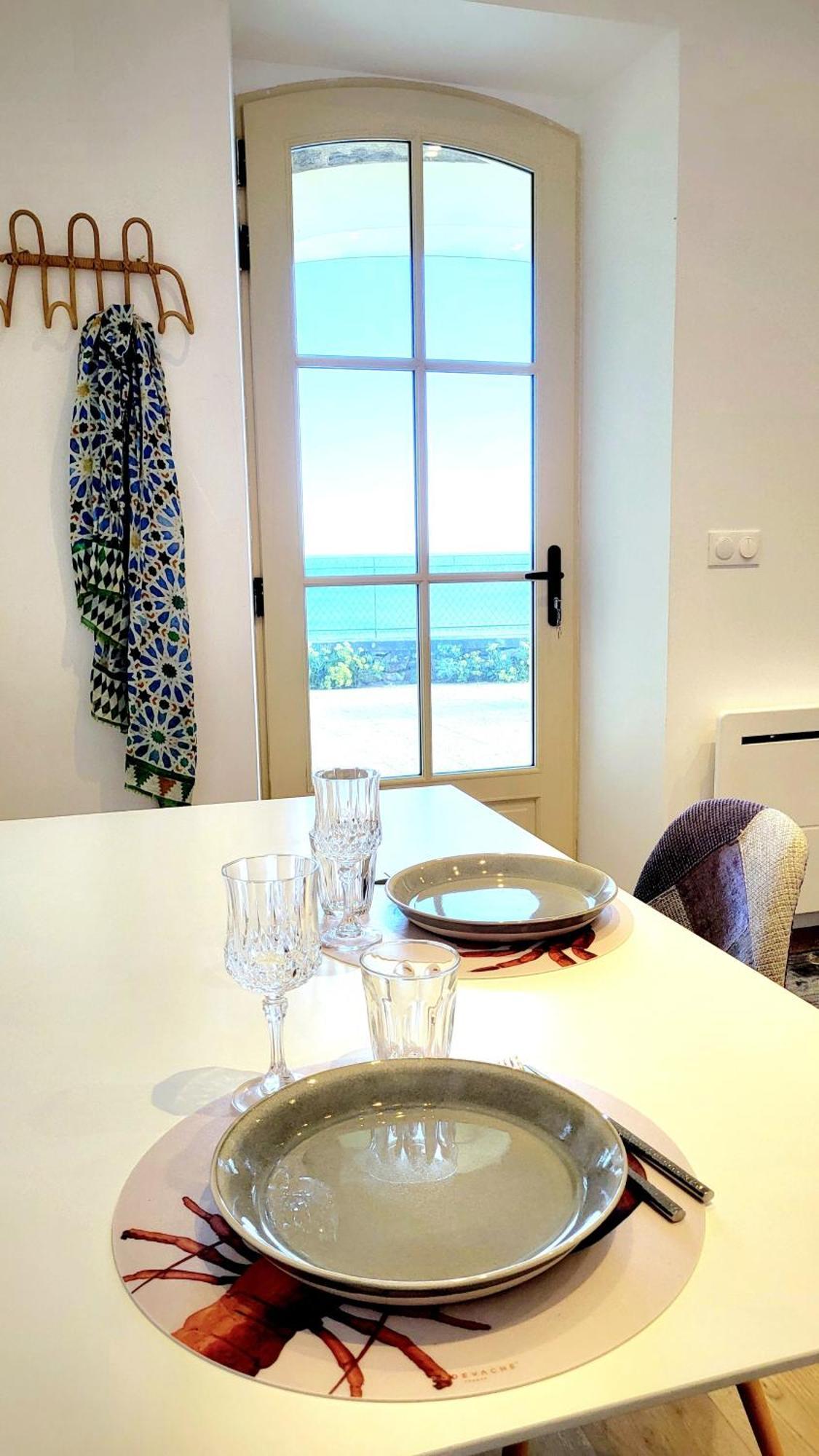 Vue Pleine Mer A La Perle Marine - La Terrasse Dinard Exterior foto
